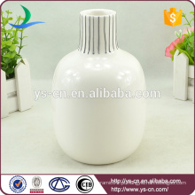 Mini vaso de cerâmica, vaso de flor branca pura